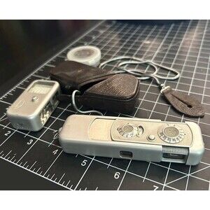 MINOX Wetzlar III Camera, Light Meter Set. 1950's
